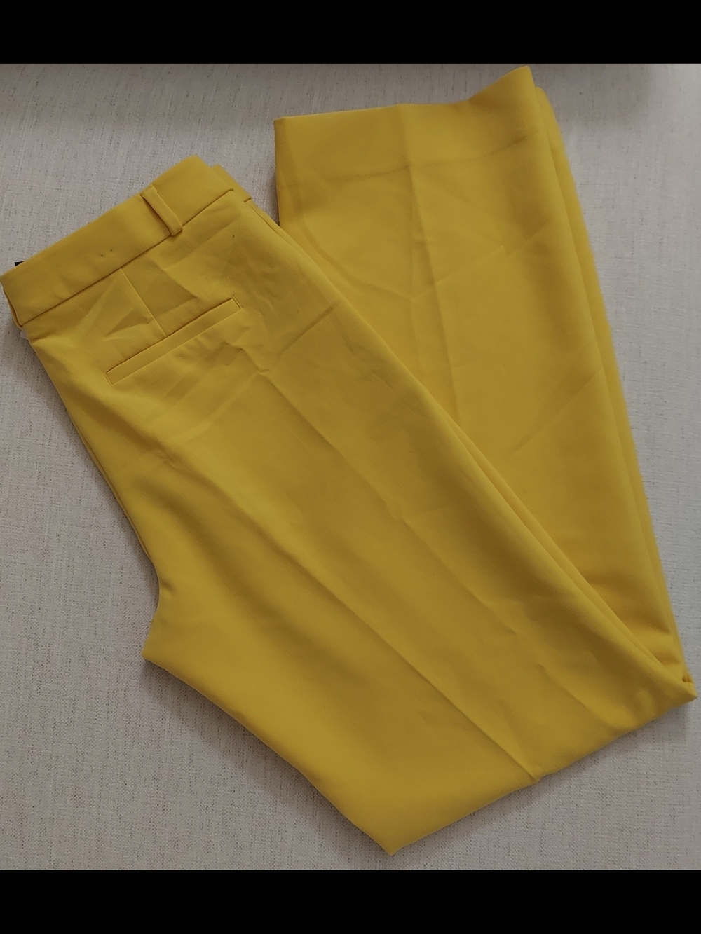 Banana Republic Womens Dress Pants in Bright Yellow Size 8 B-246